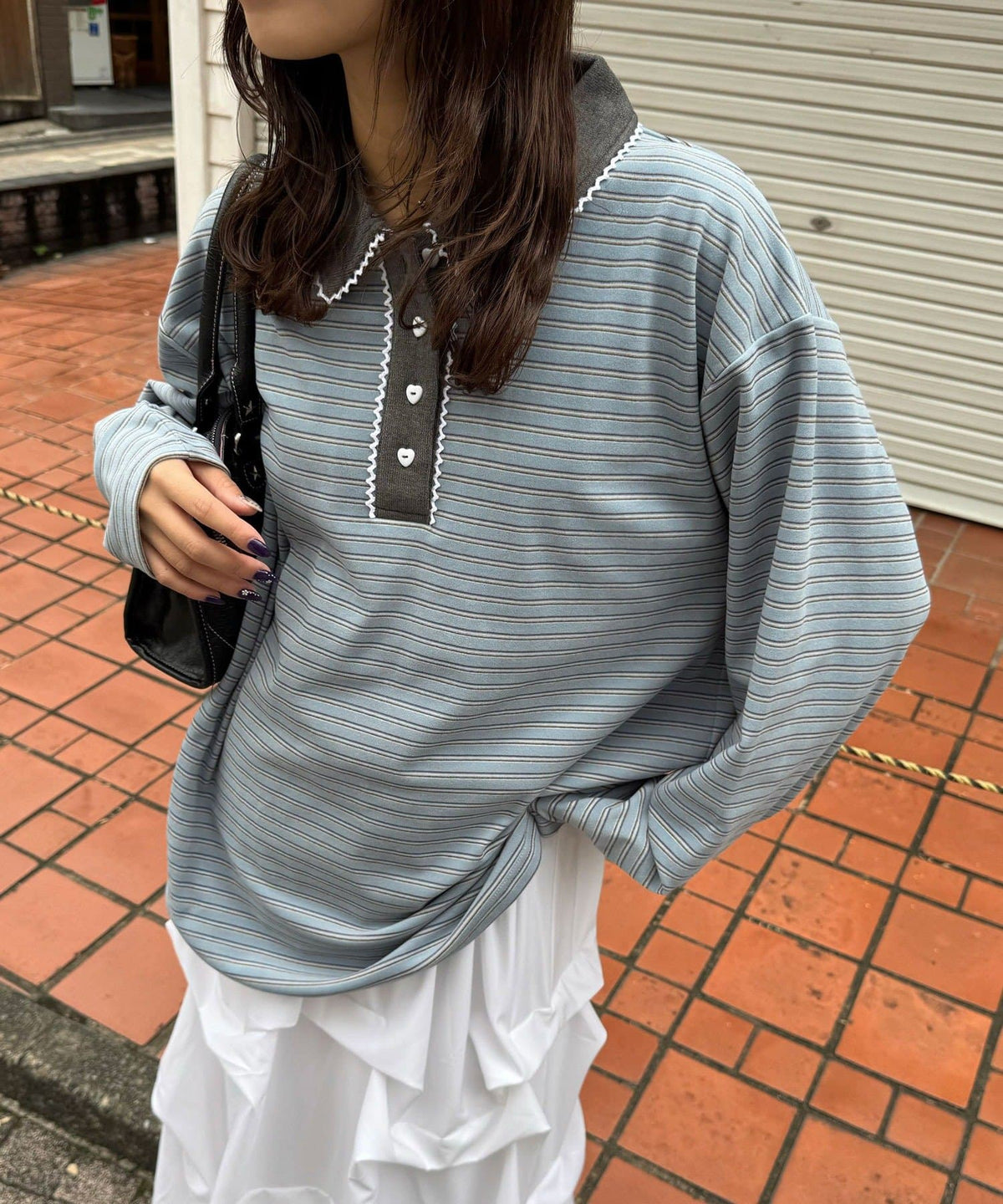 CIAOPANIC 橫條 Lace Rugby Polo - Image 25