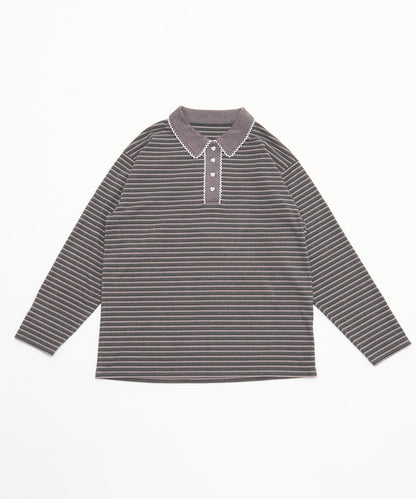 CIAOPANIC 橫條 Lace Rugby Polo - Image 47