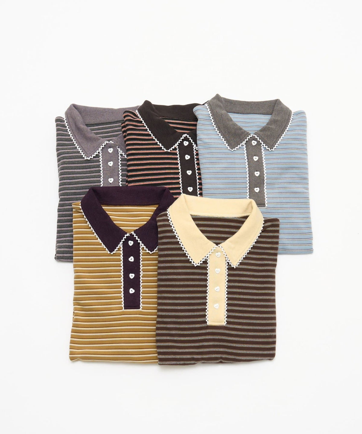 CIAOPANIC 橫條 Lace Rugby Polo - Image 51
