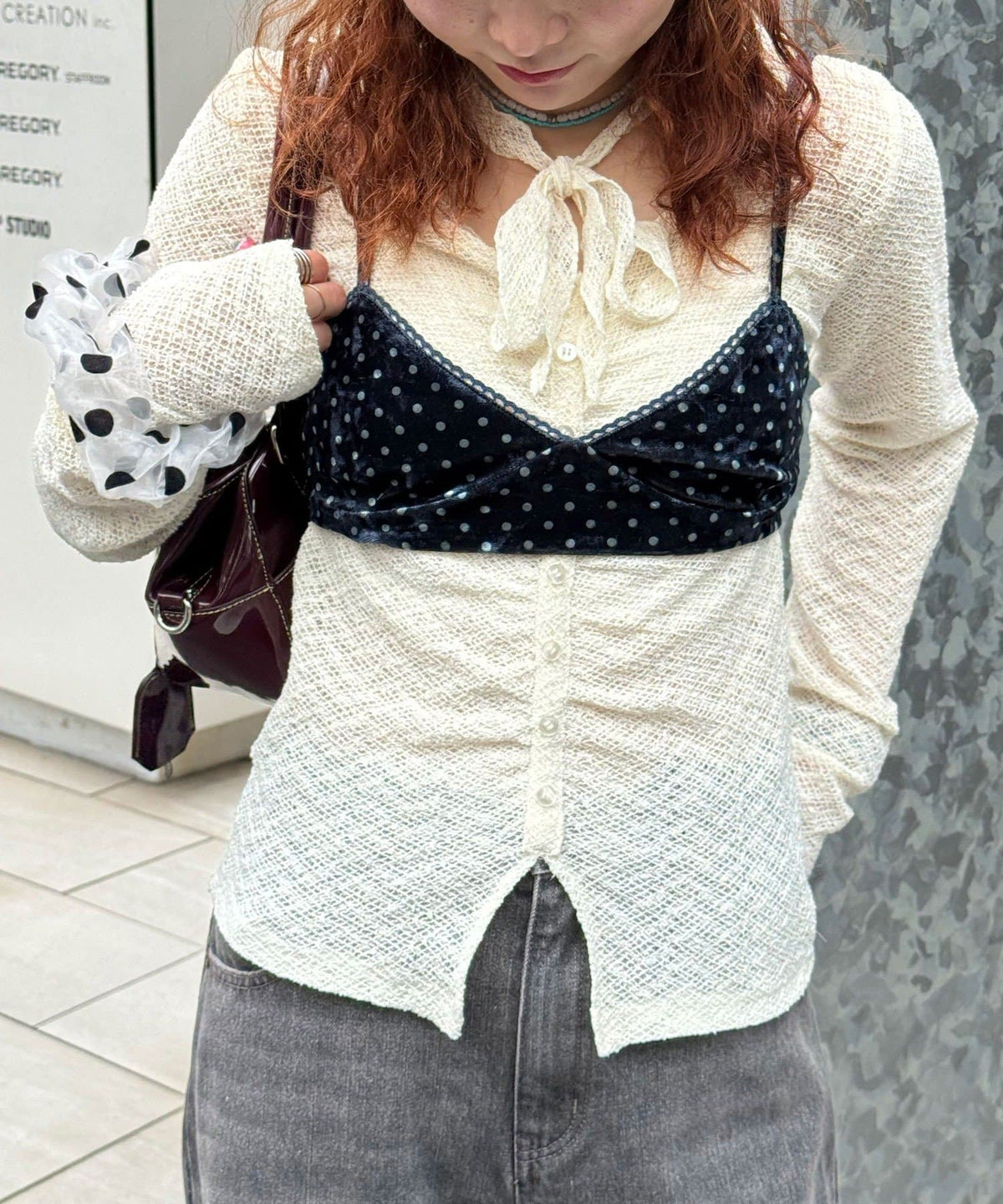 CIAOPANIC 絲絨bustier - Image 1