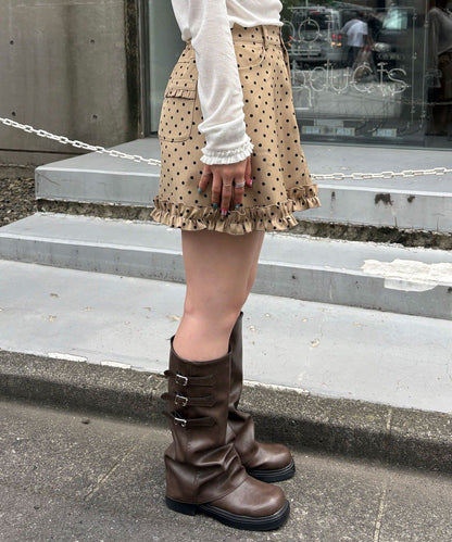 CIAOPANIC Ruffle邊波點裙 - Image 12