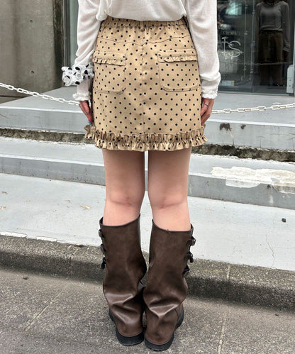 CIAOPANIC Ruffle邊波點裙 - Image 13