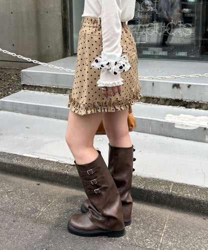 CIAOPANIC Ruffle邊波點裙 - Image 6