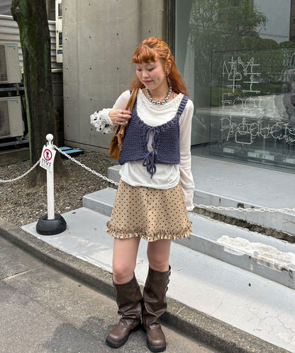 CIAOPANIC Ruffle邊波點裙 - Image 8