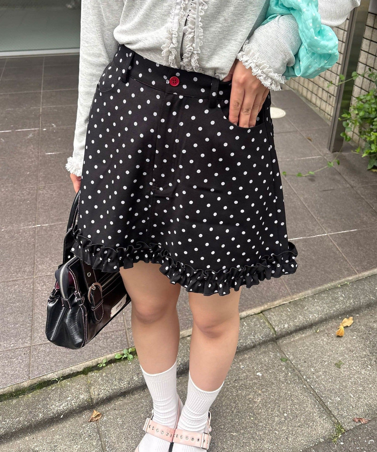 CIAOPANIC Ruffle邊波點裙 - Image 22