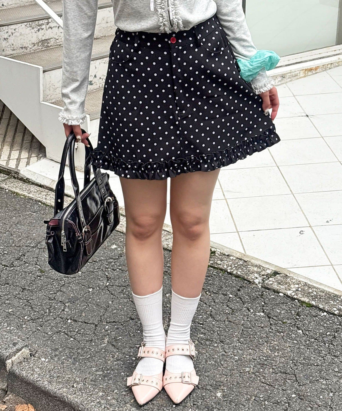 CIAOPANIC Ruffle邊波點裙 - Image 24