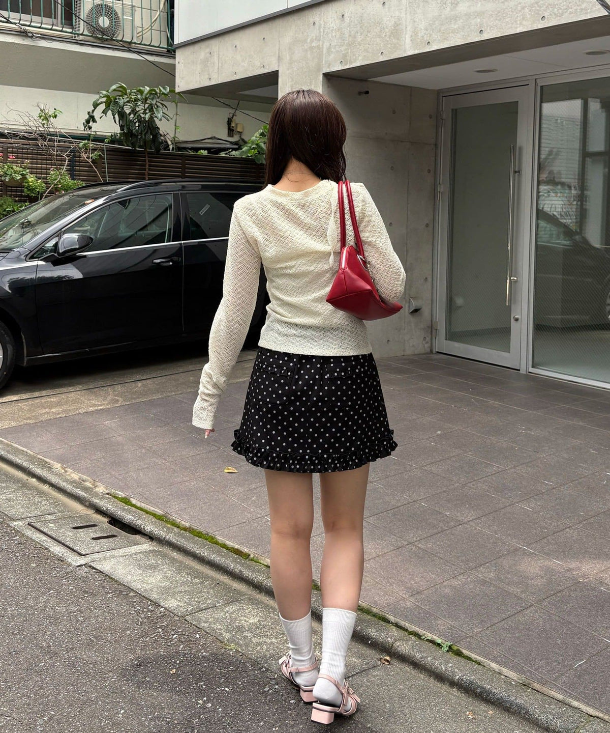 CIAOPANIC Ruffle邊波點裙 - Image 28