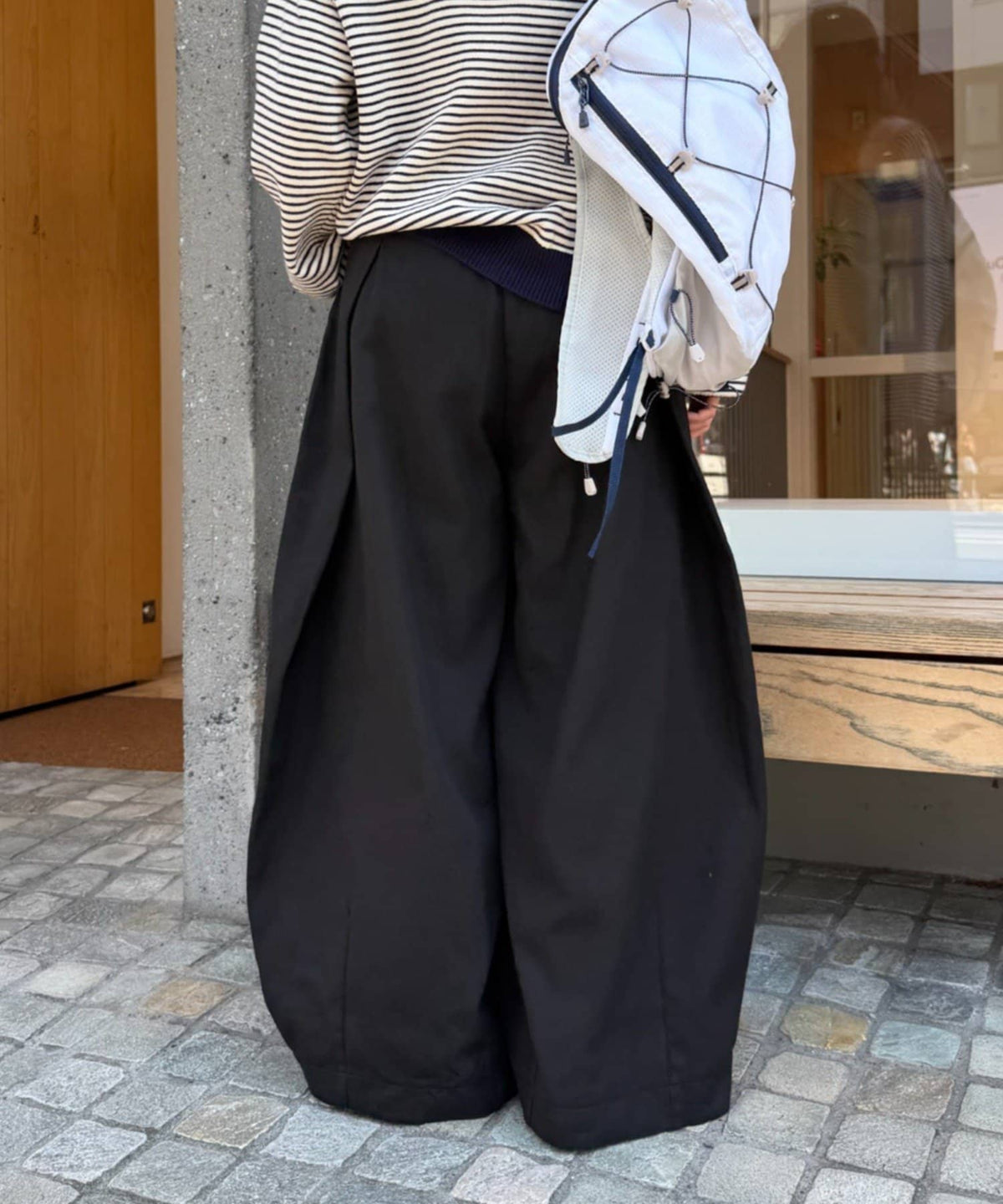 w closet barrel denim pants with 刺繡 - Image 7
