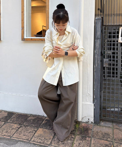 w closet barrel denim pants with 刺繡 - Image 29