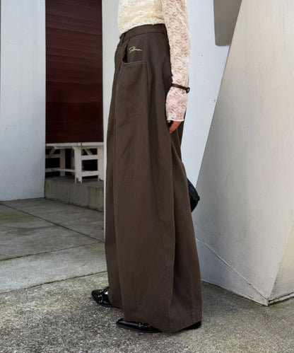 w closet barrel denim pants with 刺繡 - Image 21
