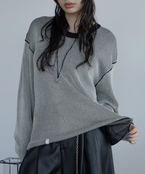 Vacancy 雙面可穿羅紋上衣