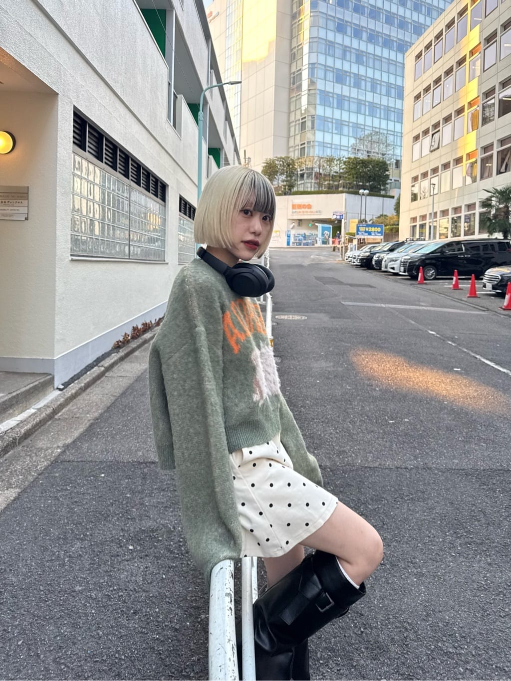 w closet 波點裙褲