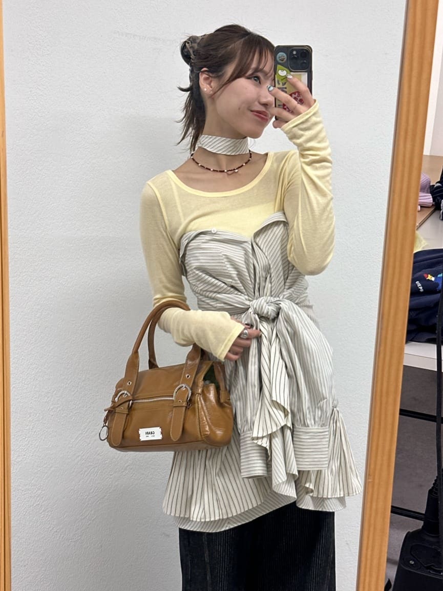 CIAOPANIC 多層束腰襯衫裙連TIE - Image 88