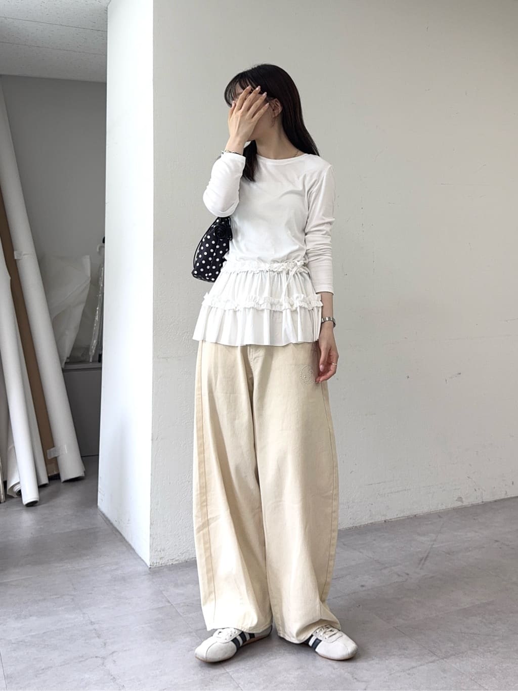 CIAOPANIC TYPY 荷葉邊 Layer 長 Tee