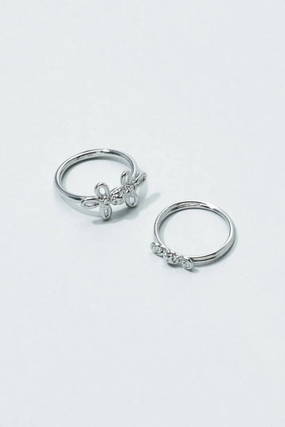 GOLDY knot ring set