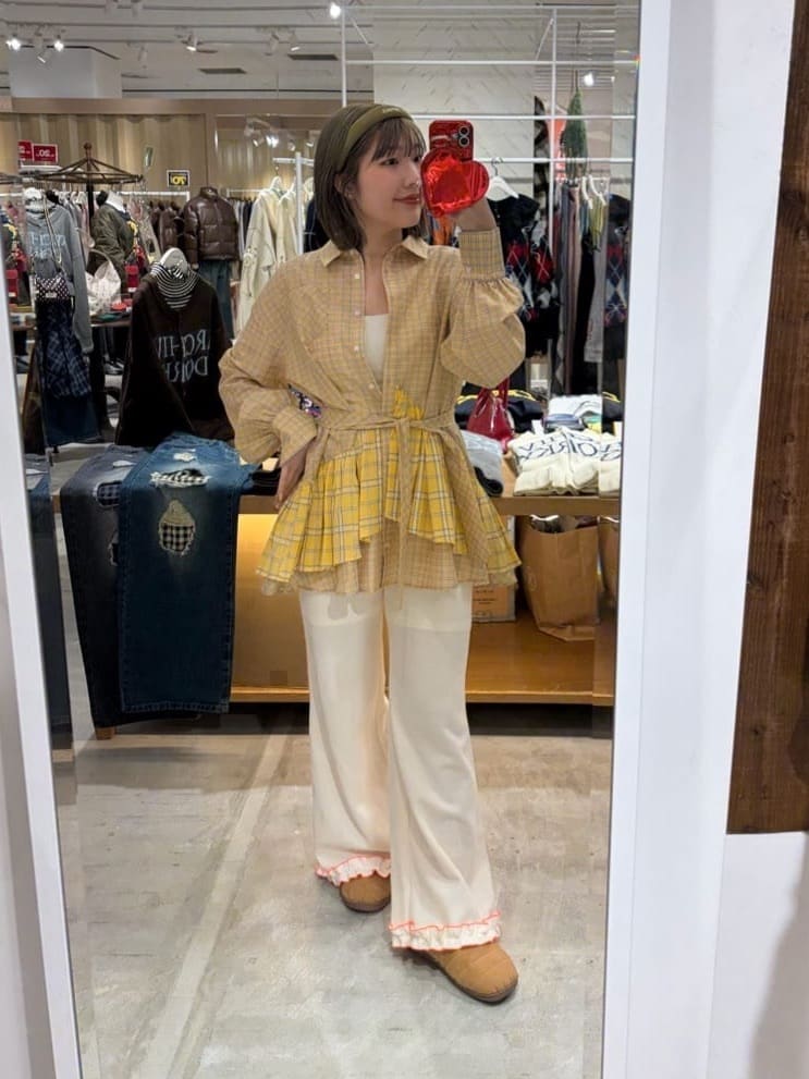 HELLO.SANFRANCISCO 窩夫格喇叭褲 - Image 62