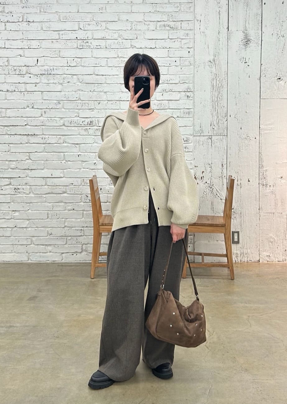 Kastane Voluminous hooded knit cardigan - Image 70