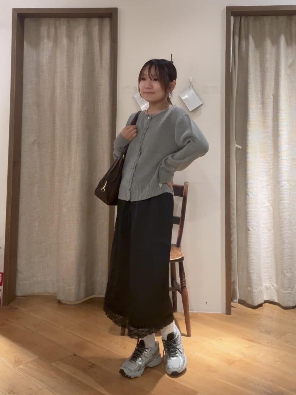 umm. By Discoat 心心紐Cardigan - Image 39