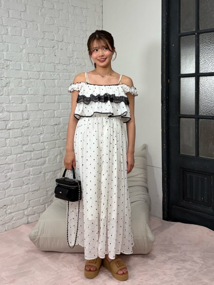 [Set Fair Item #9] CHICO Lace airy dress - Image 16