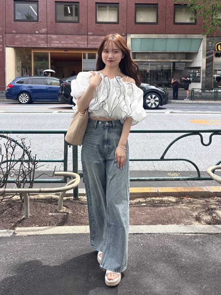 [Set Fair Item #5] CHICO 荷葉邊露肩balloon blouse - Image 38