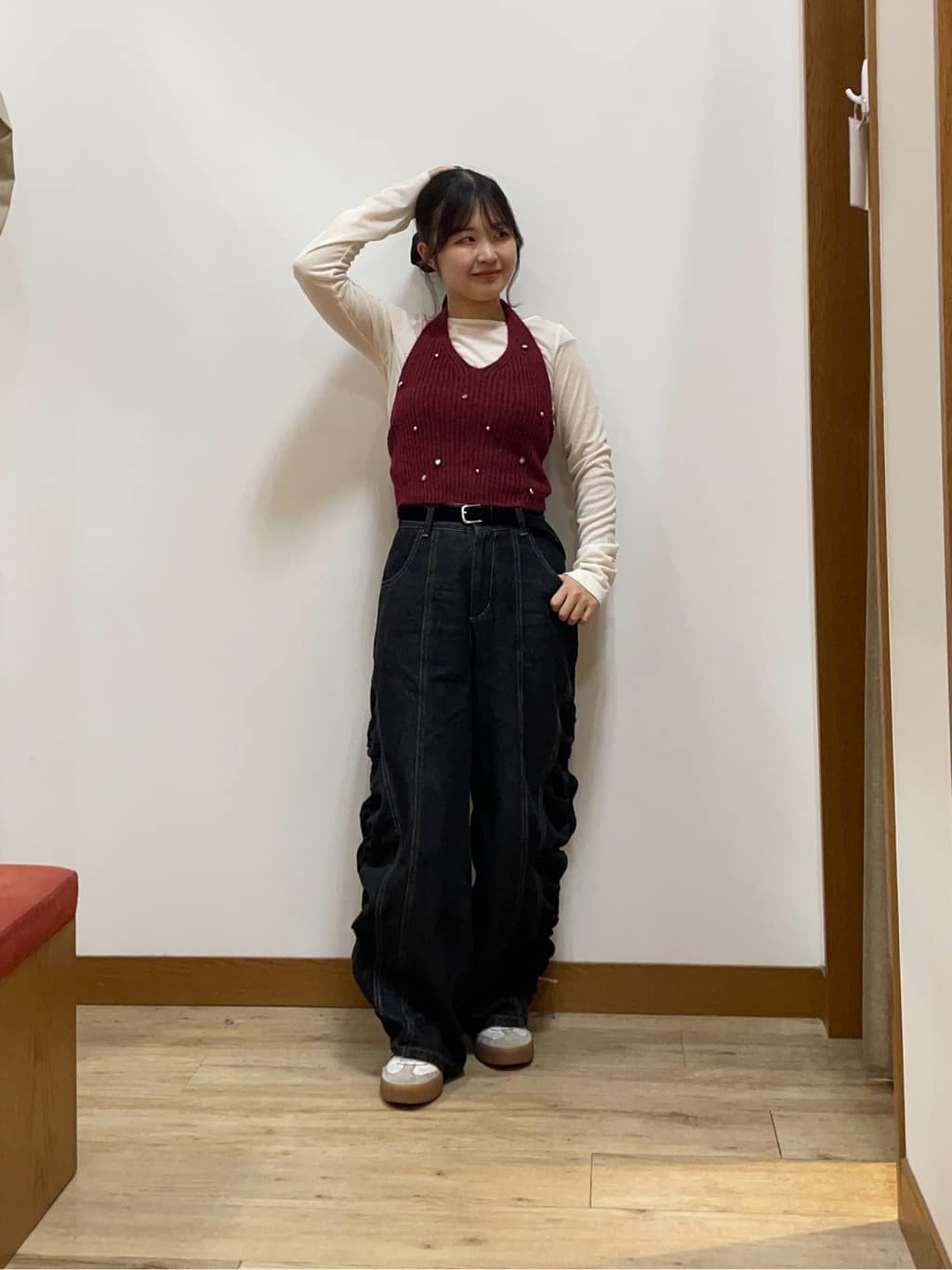 [2P Set] Kastane Halter knit + Top - Image 56