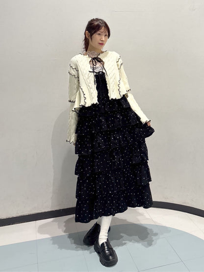 w closet 荷葉邊多層吊帶裙 - Image 52