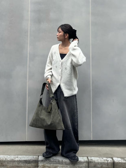 Kastane Flower studded knit cardigan - Image 24