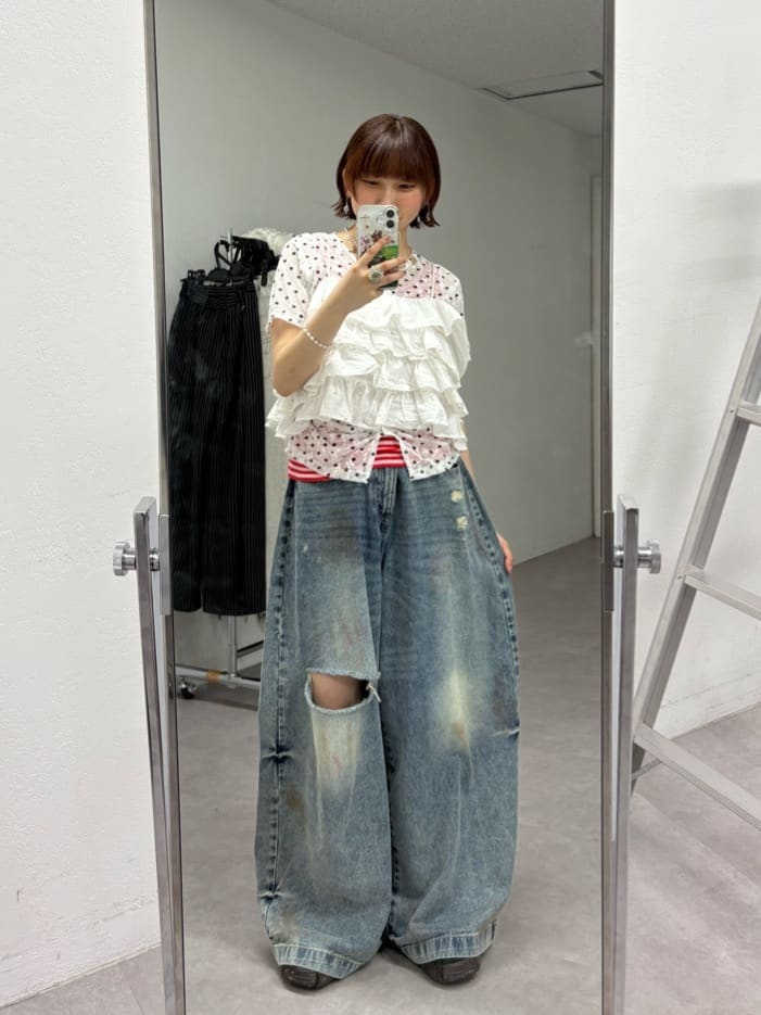 CIAOPANIC 褶皺波點Top - Image 23