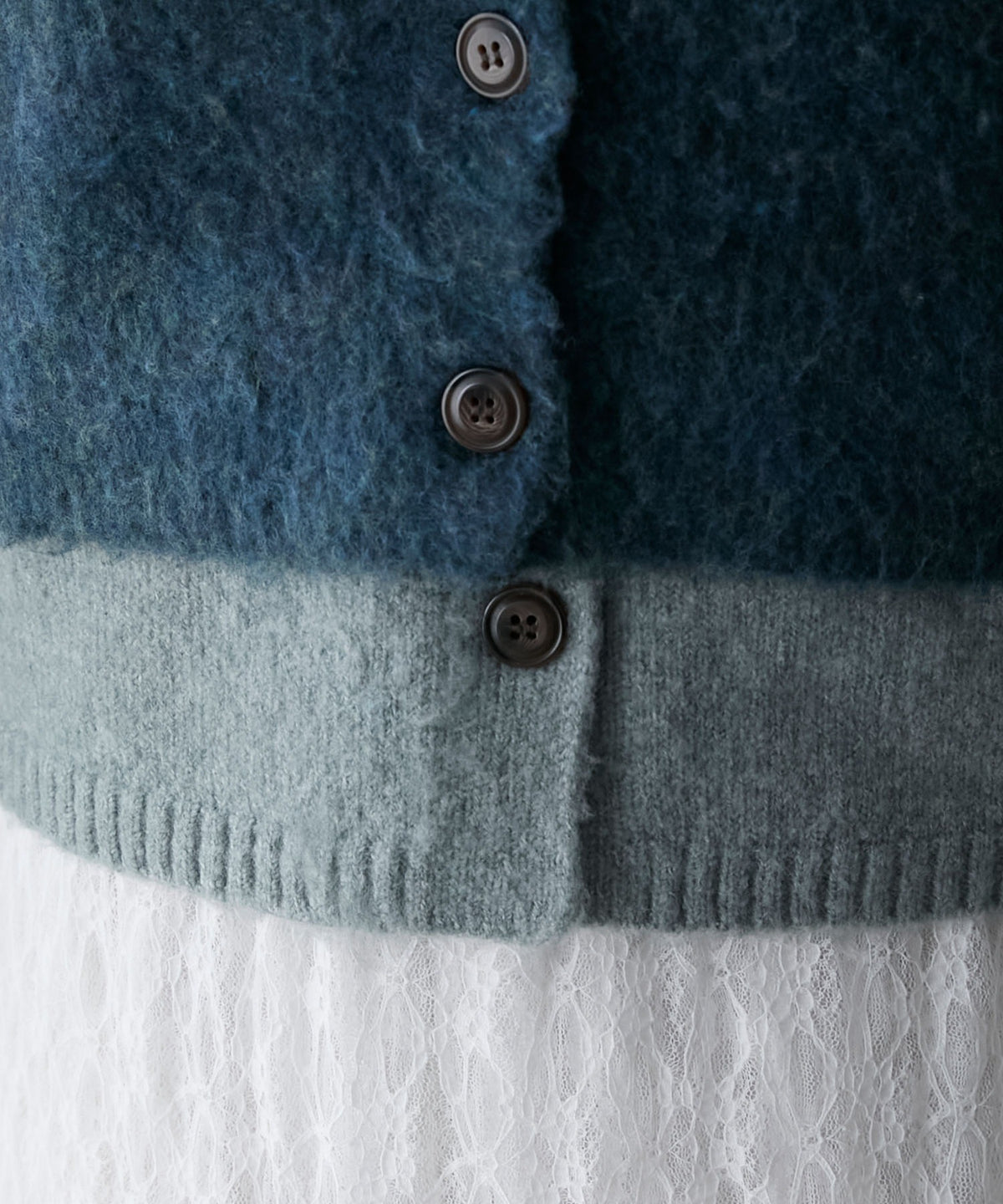 forksy. 假2件拼色短版cardigan - Image 109