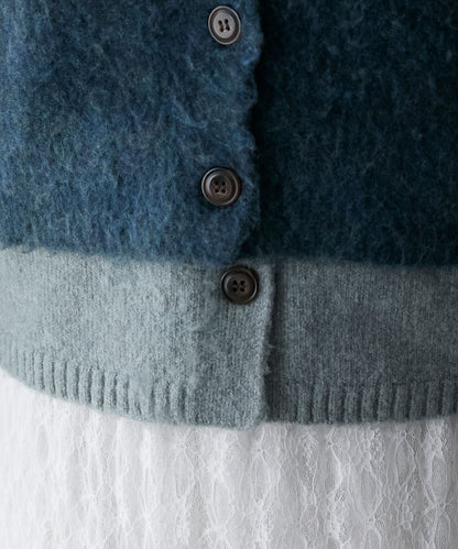 forksy. 假2件拼色短版cardigan - Image 109