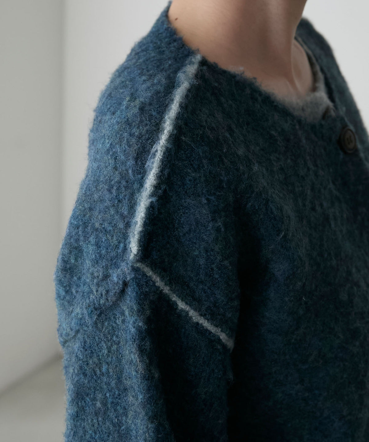 forksy. 假2件拼色短版cardigan - Image 112