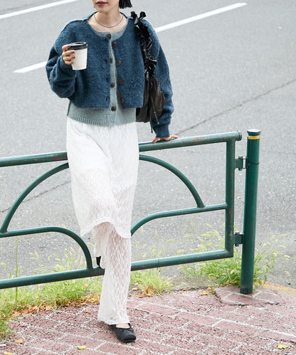 forksy. 假2件拼色短版cardigan - Image 78