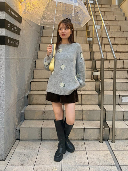 Kastane Flower Zip Knit - Image 25
