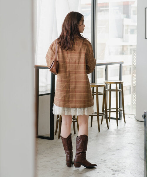 Kastane 格紋西裝外套