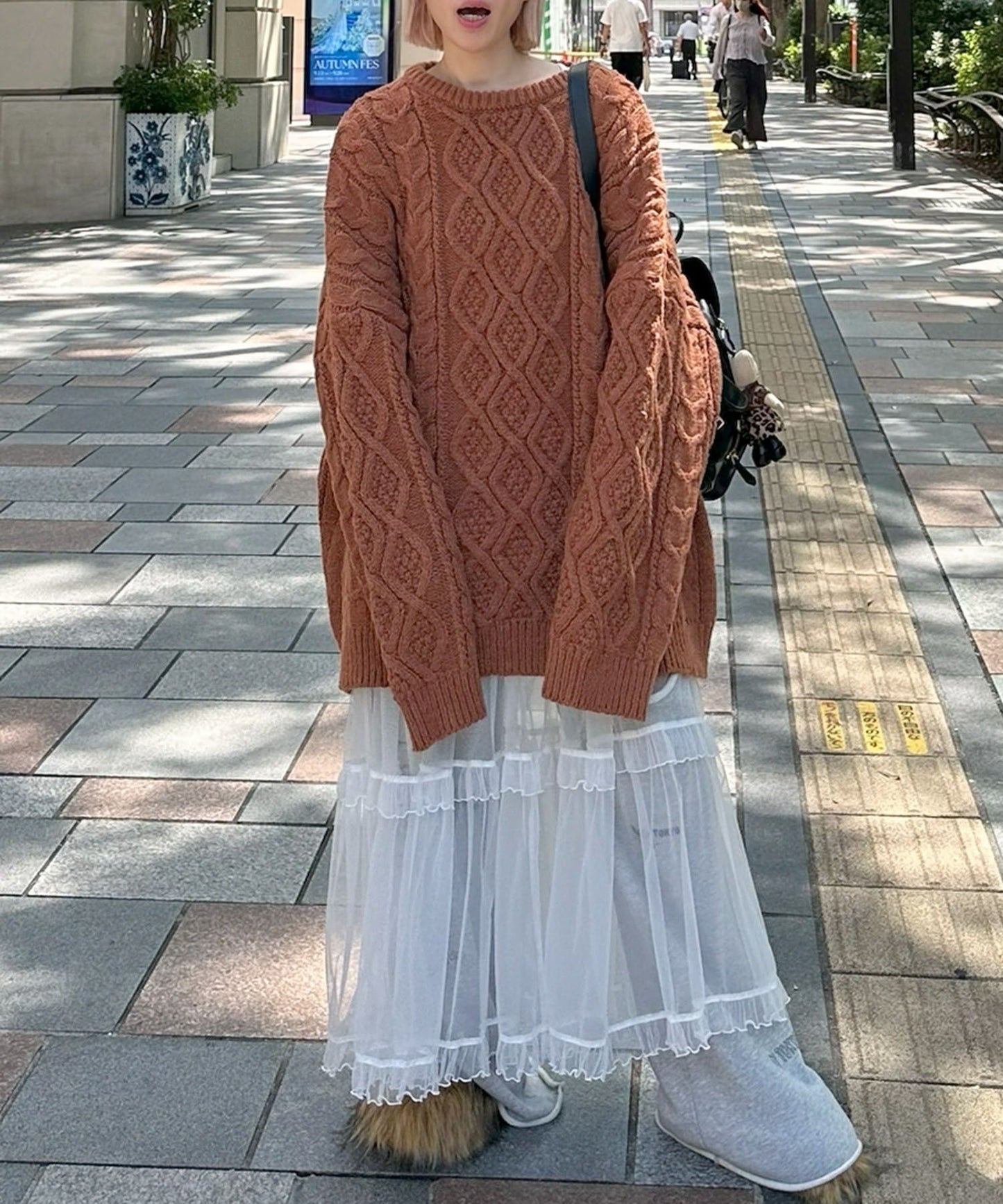 フリルティアードキャミワンピ