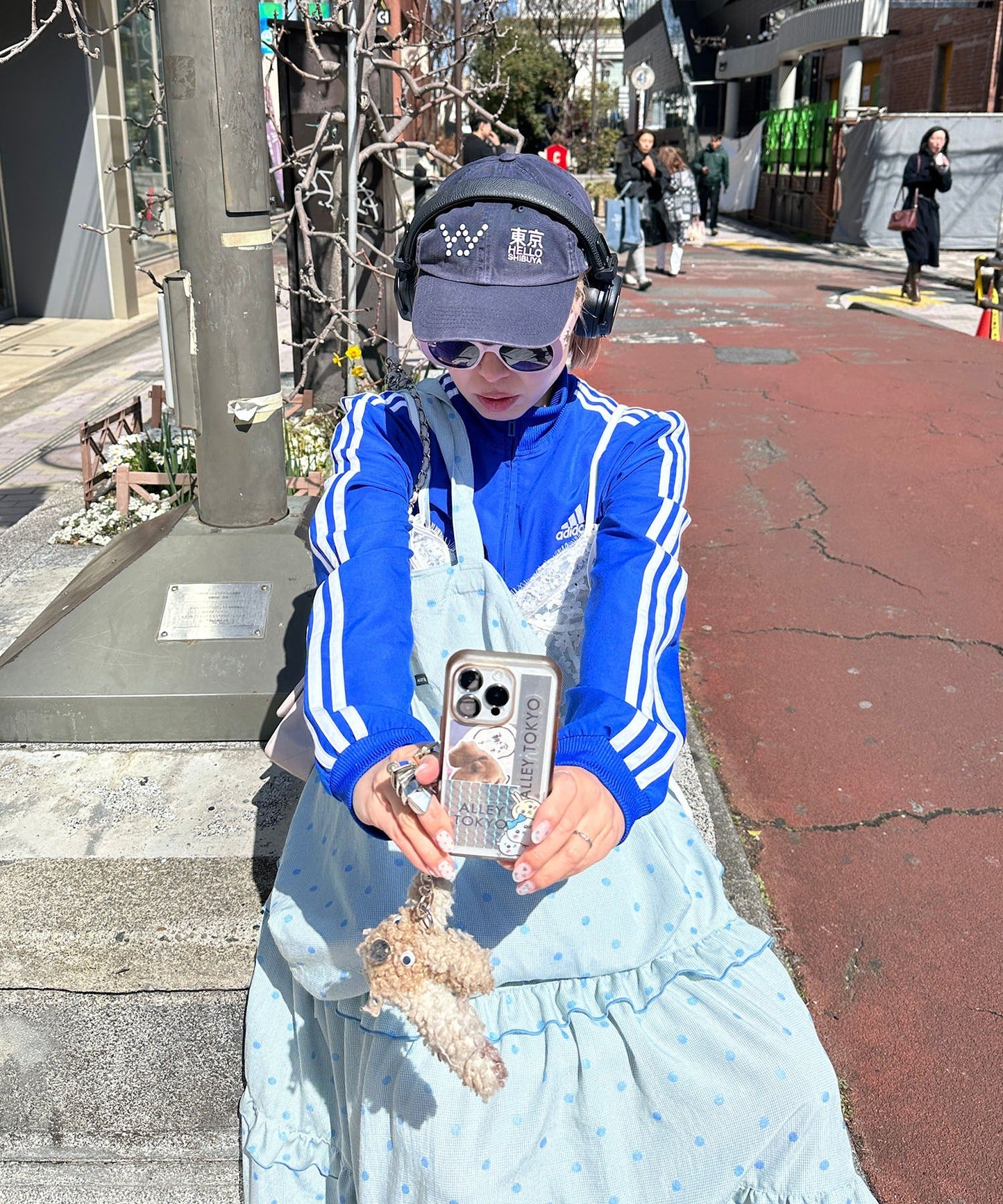 フリルティアードキャミワンピ