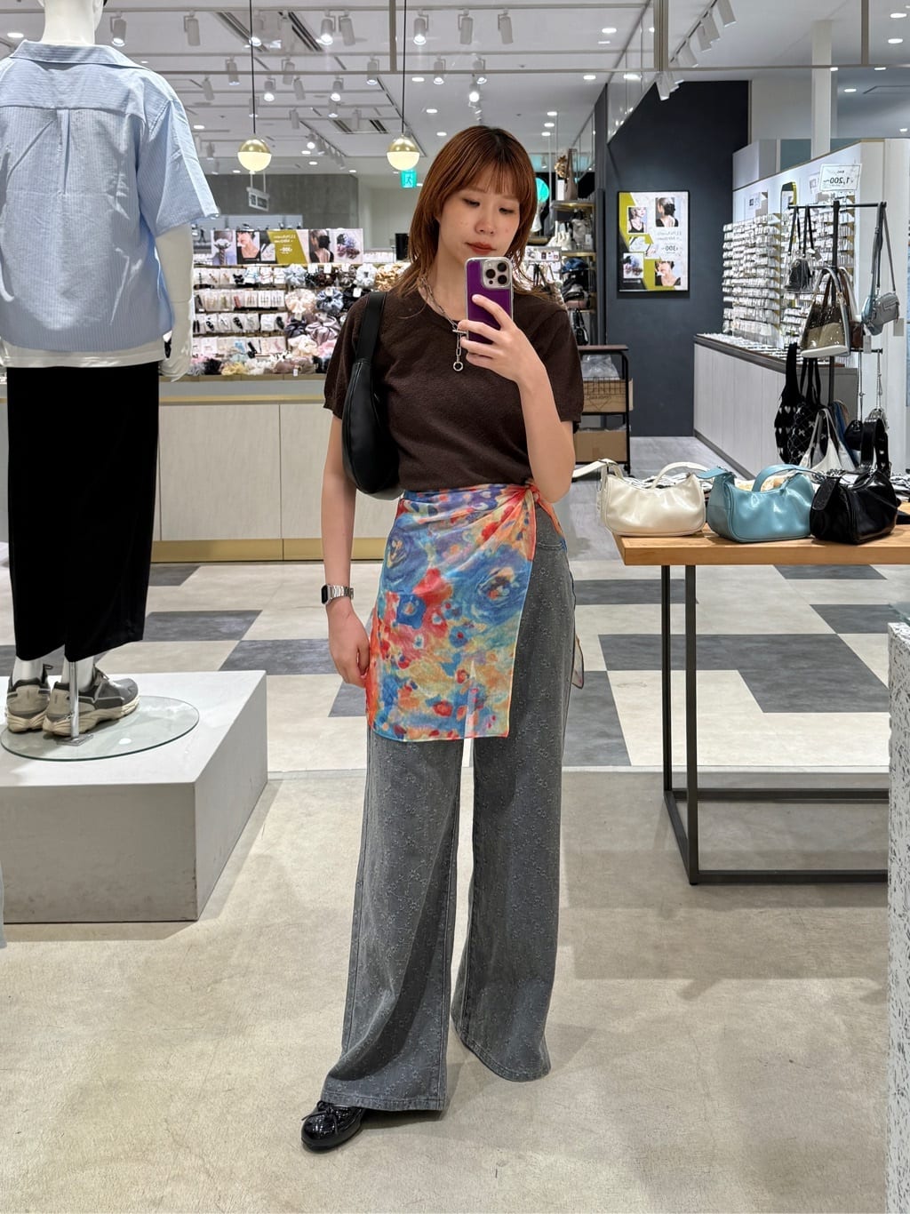 Kastane [Straight] floral embroidered denim - Image 64