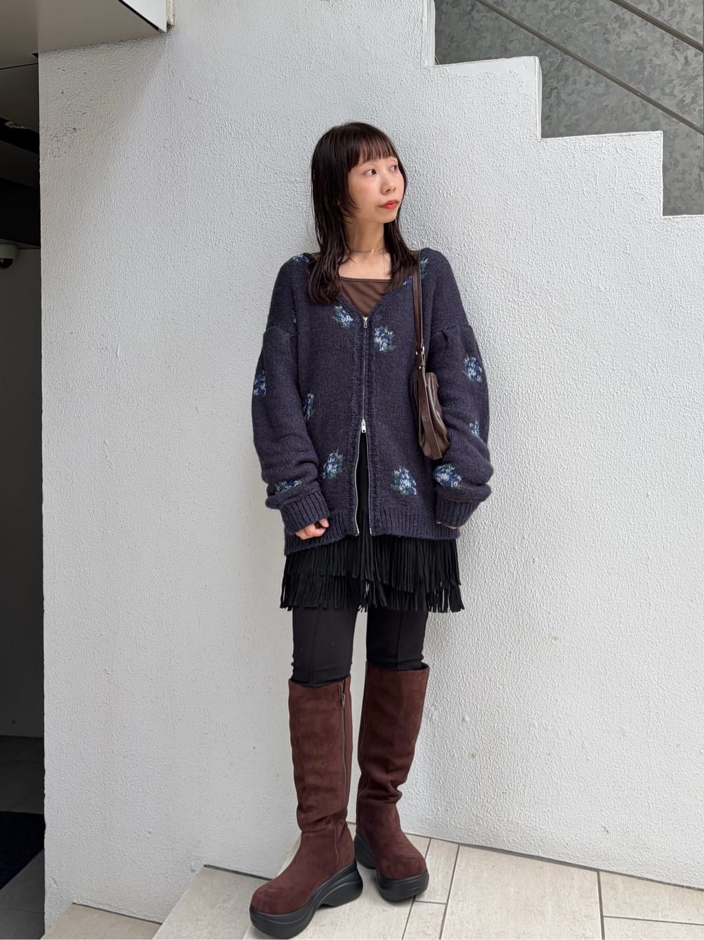 Kastane Flower Zip Knit - Image 23