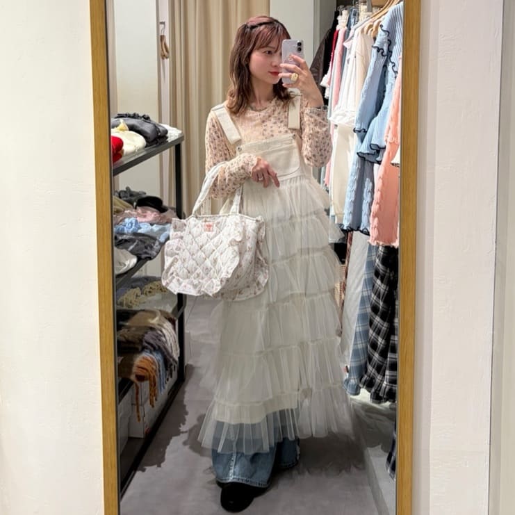 w closet 碎花拼接Tee - Image 51