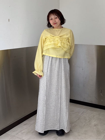 w closet 流線長版運動半裙 - Image 36
