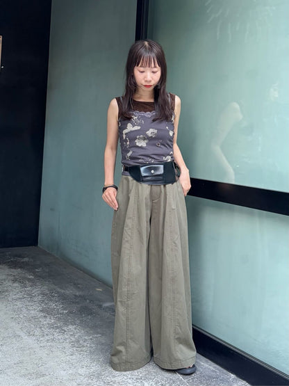 Kastane flower lace 彈性吊帶背心 - Image 45