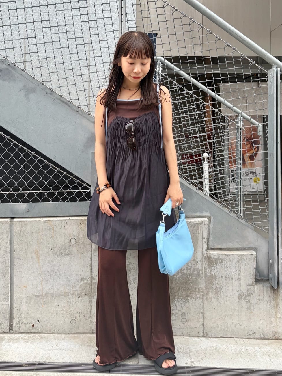 Kastane Pleated sheer Mini Dress - Image 47