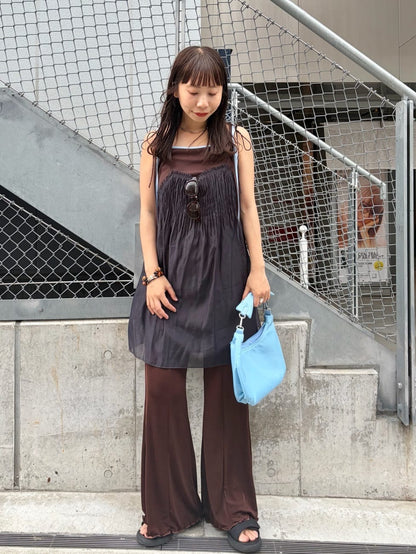 Kastane Pleated sheer Mini Dress - Image 47