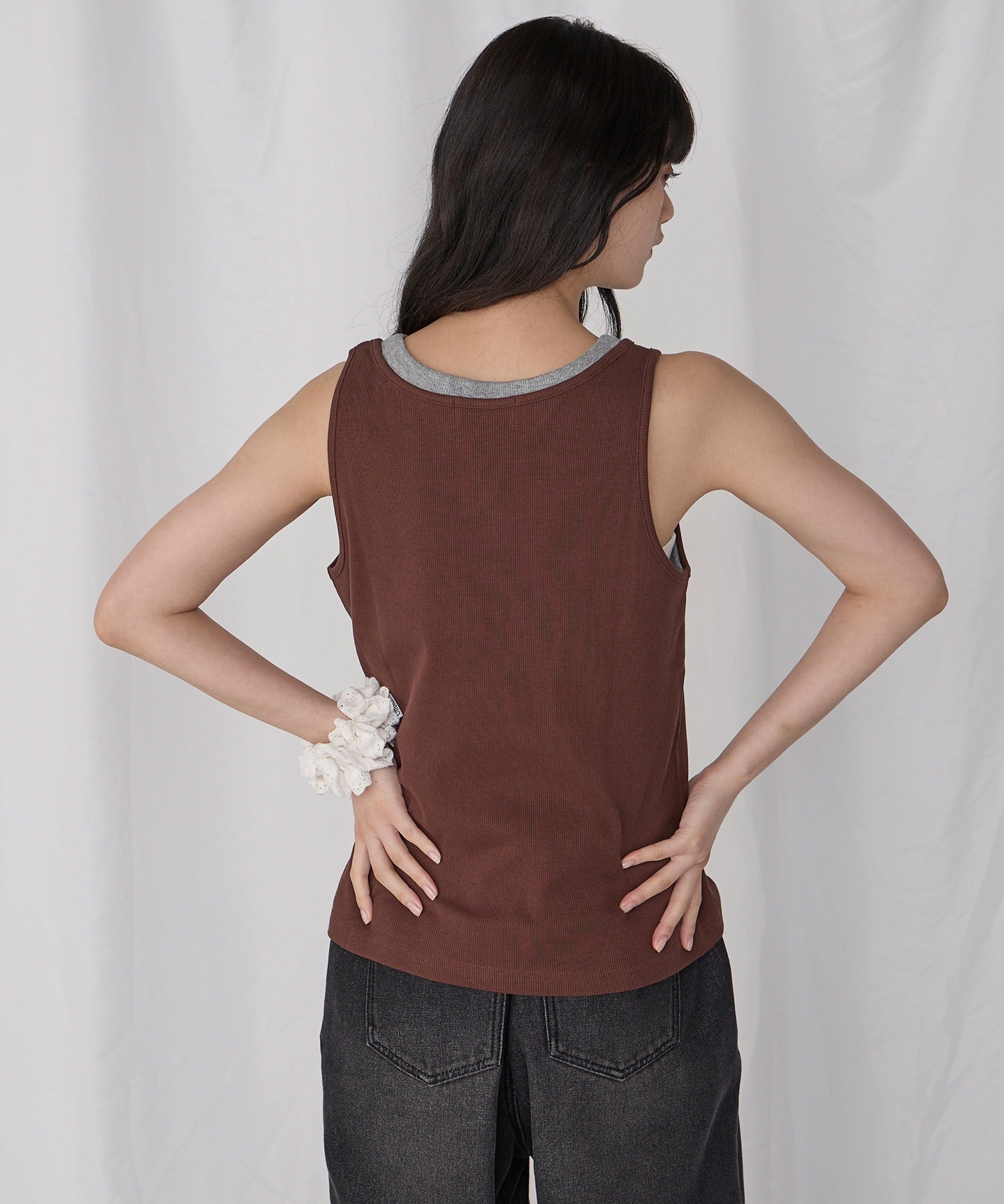 [2件Set] Henry Design & American Sleeve Tank Tops - Image 44