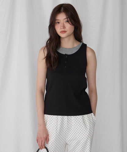 [2件Set] Henry Design & American Sleeve Tank Tops - Image 21