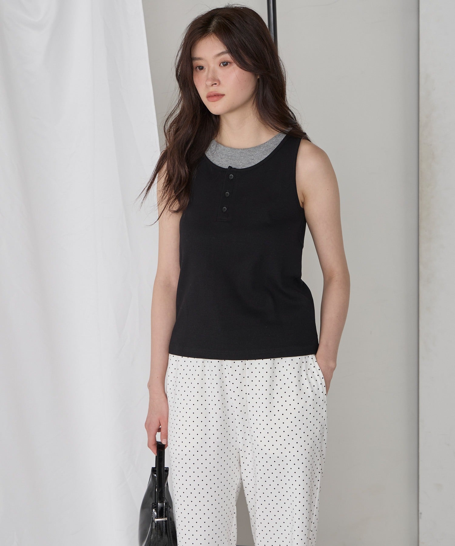 [2件Set] Henry Design & American Sleeve Tank Tops - Image 31