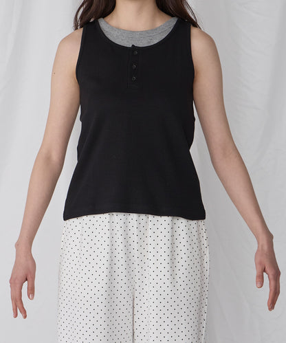 [2件Set] Henry Design & American Sleeve Tank Tops - Image 87