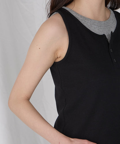 [2件Set] Henry Design & American Sleeve Tank Tops - Image 92