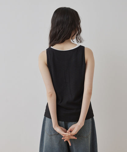 [2件Set] Henry Design & American Sleeve Tank Tops - Image 57