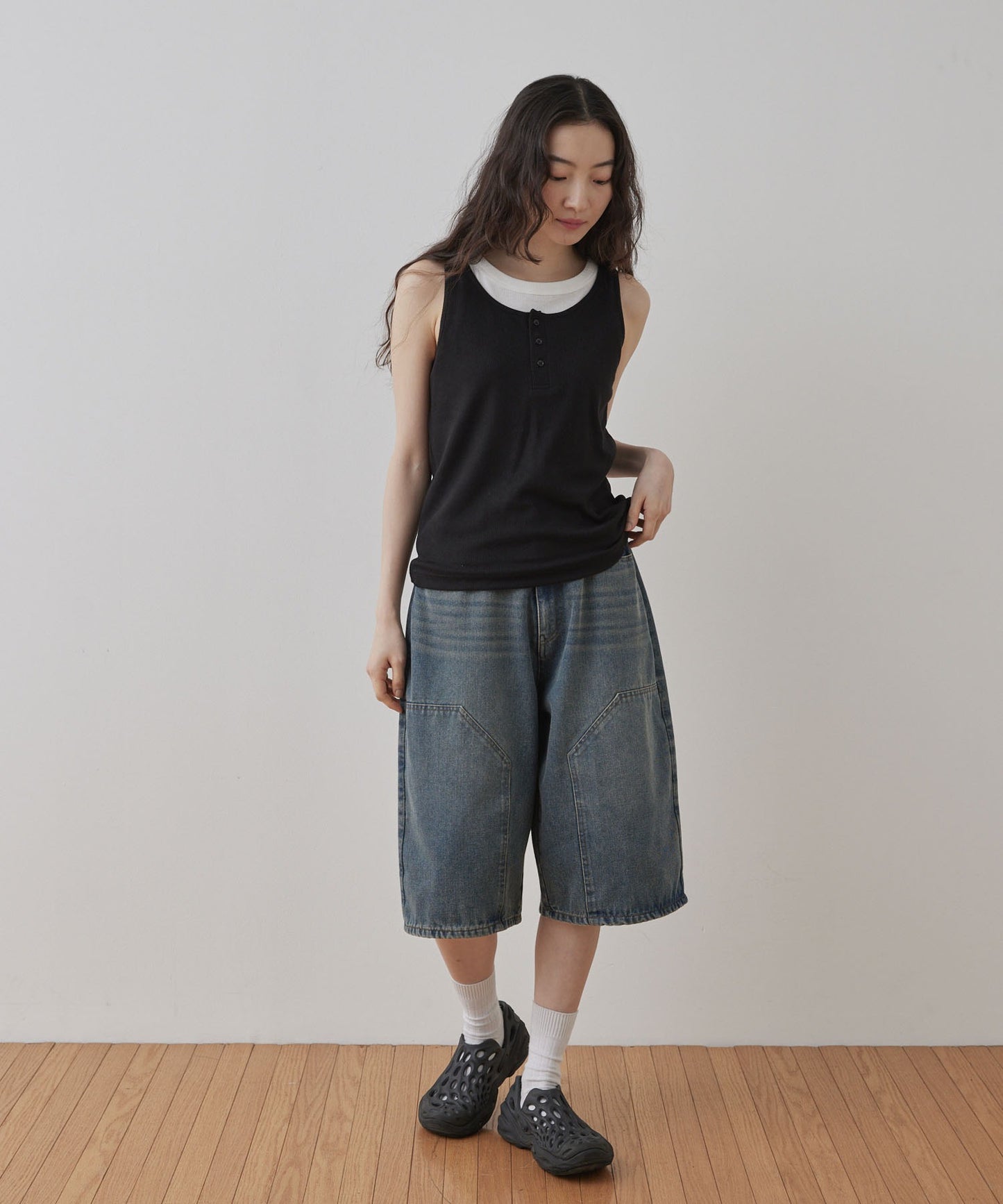 [2件Set] Henry Design & American Sleeve Tank Tops - Image 59